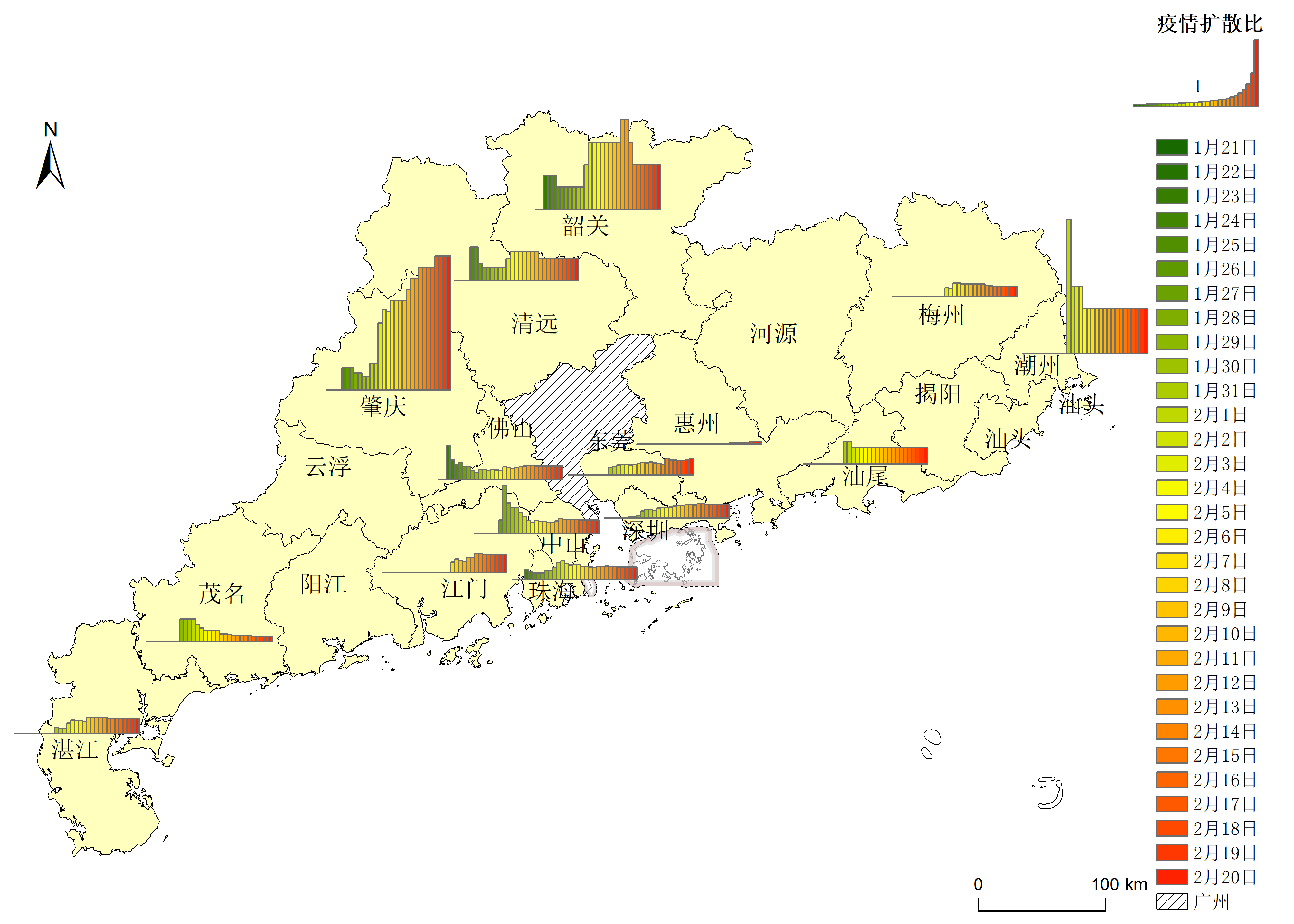 广东省最新疫区地图分布，揭示疫情现状与趋势